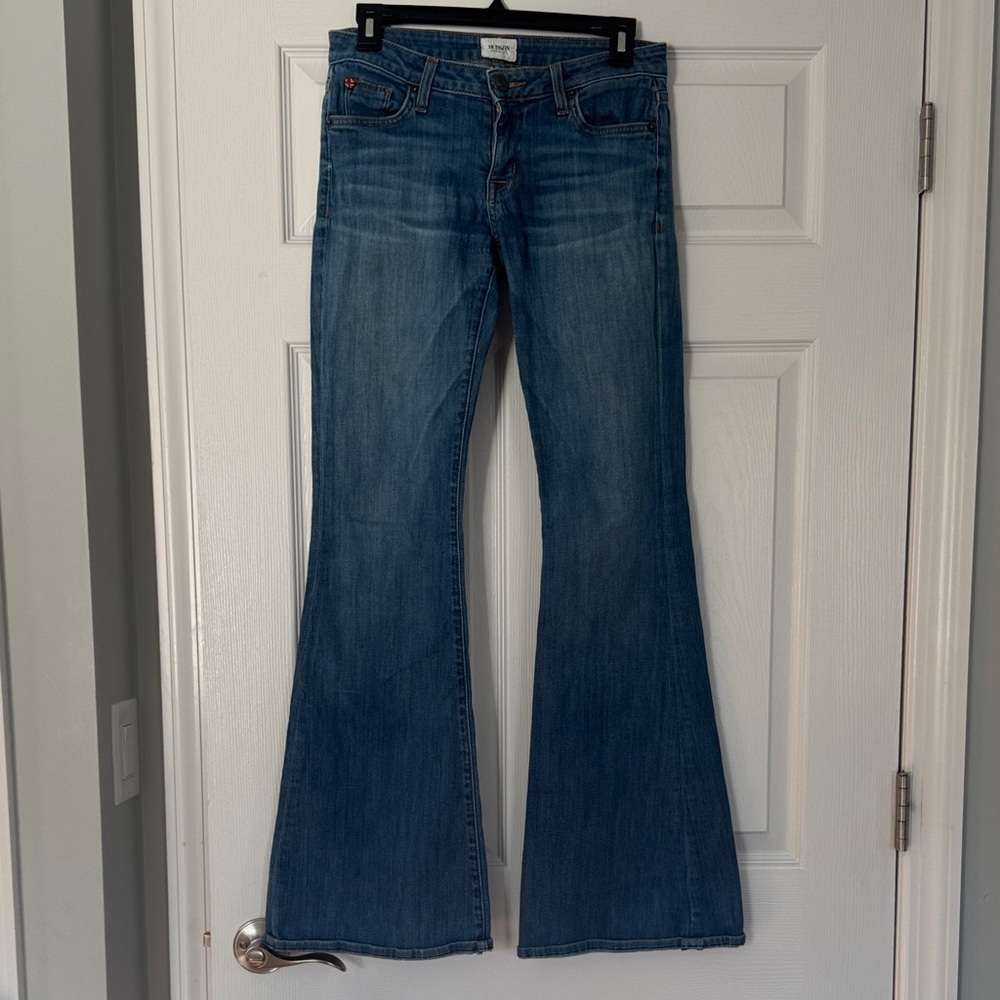 Hudson Jeans Dark Blue Wide Leg Denim-Good used condition